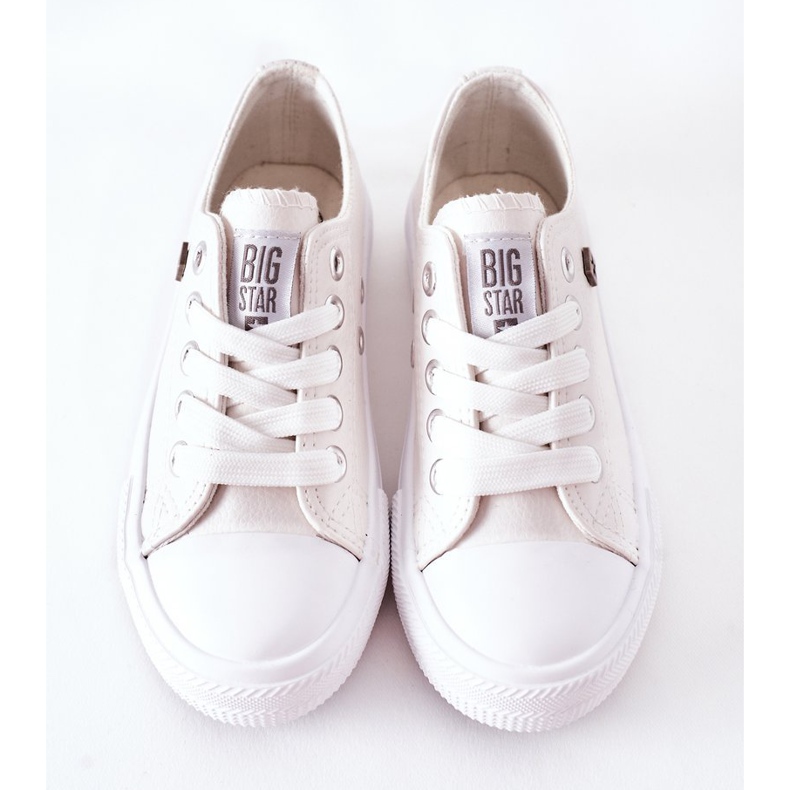 Kinder Sneakers aus Leder Big Star FF374300 Weiß 1