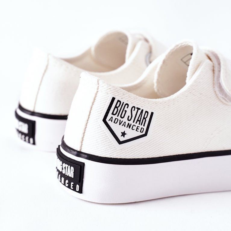 Kinder Sneaker mit Klettverschluss Big Star FF374061 Weiß 2