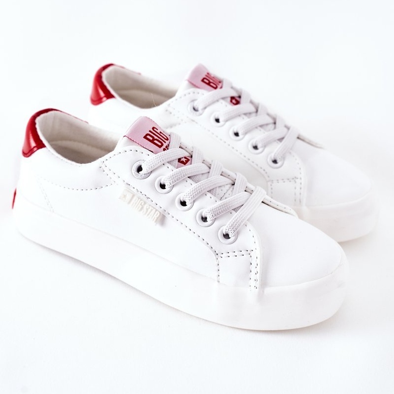 Kinder Leder Sneaker Big Star DD374134 Weiß 2