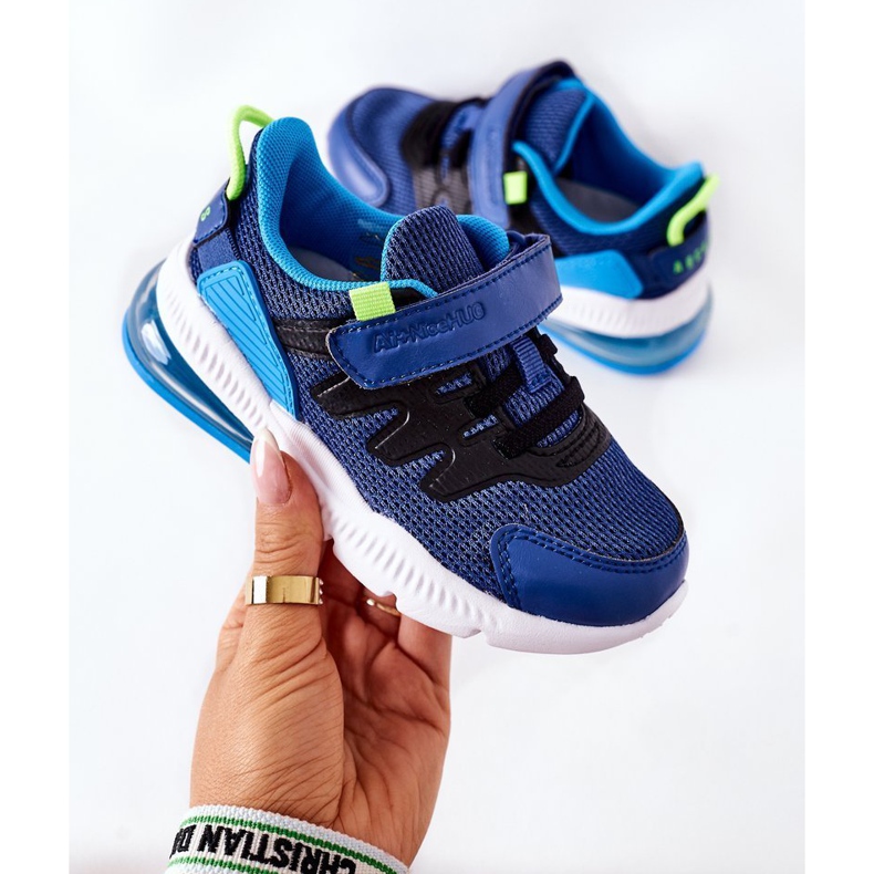 Kinder Sportschuhe mit Klettverschluss ABCKIDS Blau-Schwarz 1