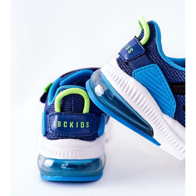 Kinder Sportschuhe mit Klettverschluss ABCKIDS Blau-Schwarz 2