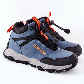 Kinder Trekkingschuhe Big Star GG374048 Marineblau 2