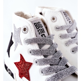 Hohe Sneakers für Kinder mit Reißverschluss Big Star II374029 Weiß 1