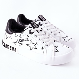 Kinder Leder Sneaker Big Star II374001 Weiß 2
