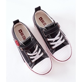 Kinder Leder Sneaker Big Star II374042 Schwarz 1