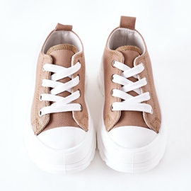 FR1 Kinder Sneaker Beige Travel Time 1
