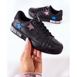 Kinder Leder Sneaker Big Star II374031 Schwarz 1
