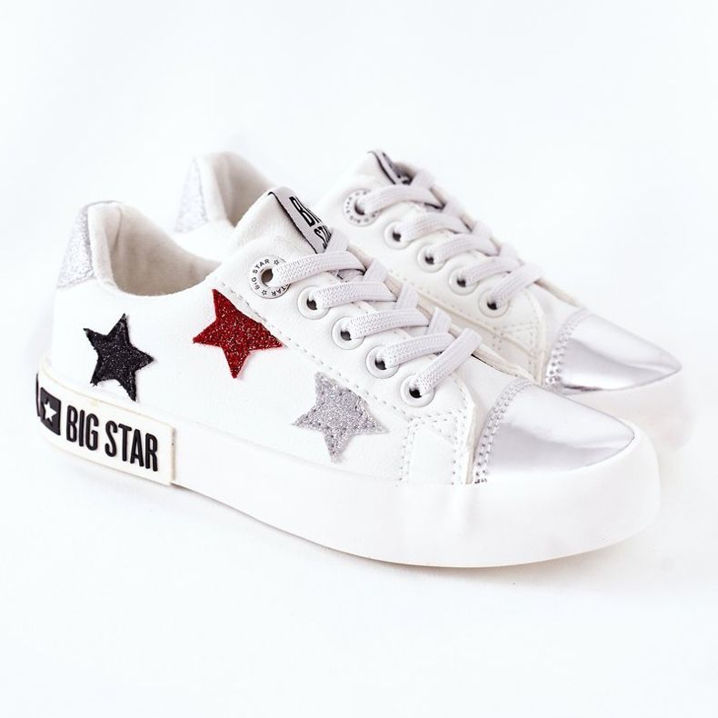 Kinder Leder Sneaker Big Star II374032 Weiß 2