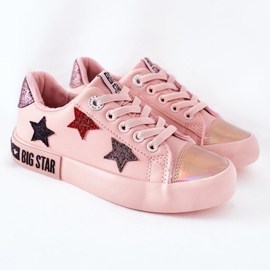 Kinder Sneakers aus Leder Big Star II374033 Rosa 2