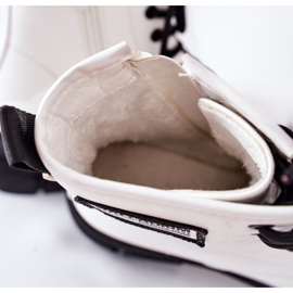 S.Barski Weiße isolierte Kinderstiefel Fincastle 1