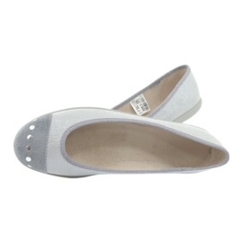 Befado Jugendballerinas 309Q017 Silber silber- 5