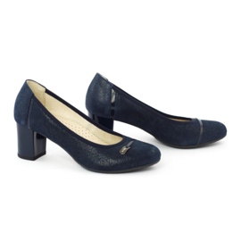 Pumps Anis 3591 marineblau navy blau 2