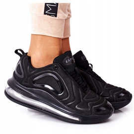 Damen Sportschuhe Sneakers Schwarz Rapter 6