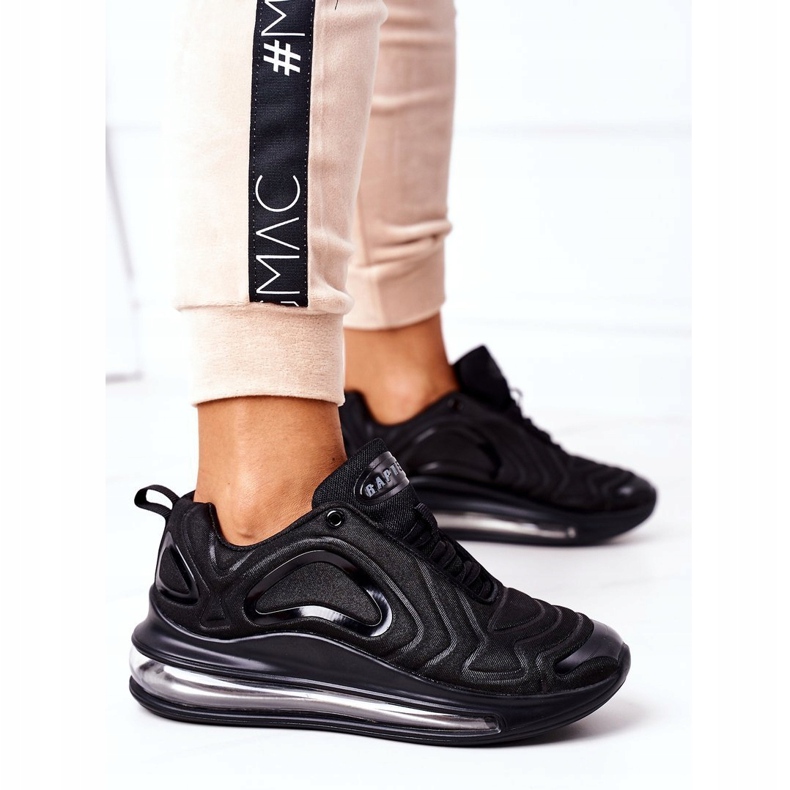 Damen Sportschuhe Sneakers Schwarz Rapter 4