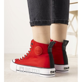 Rote Big Star Damen-Sneaker von Balvin 1
