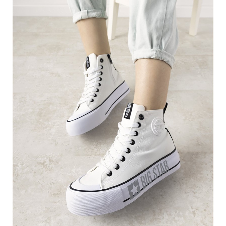 Weiße Big Star Sneakers für Damen von Balvin 1