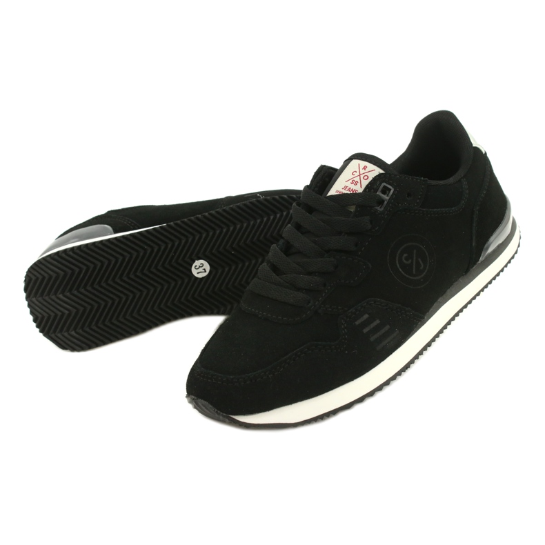 Cross Jeans Frauen Sportschuhe Kreuz Jeans Black II2R4028C schwarz 3