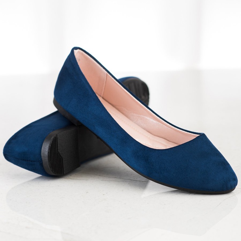 Sabatina Klassische marineblaue Ballerinas 1
