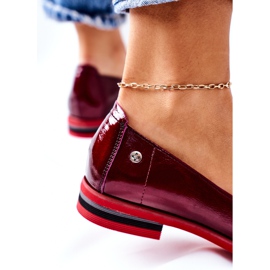 Lackierte Lederschuhe Maciejka 05035-23 Burgund rot 1