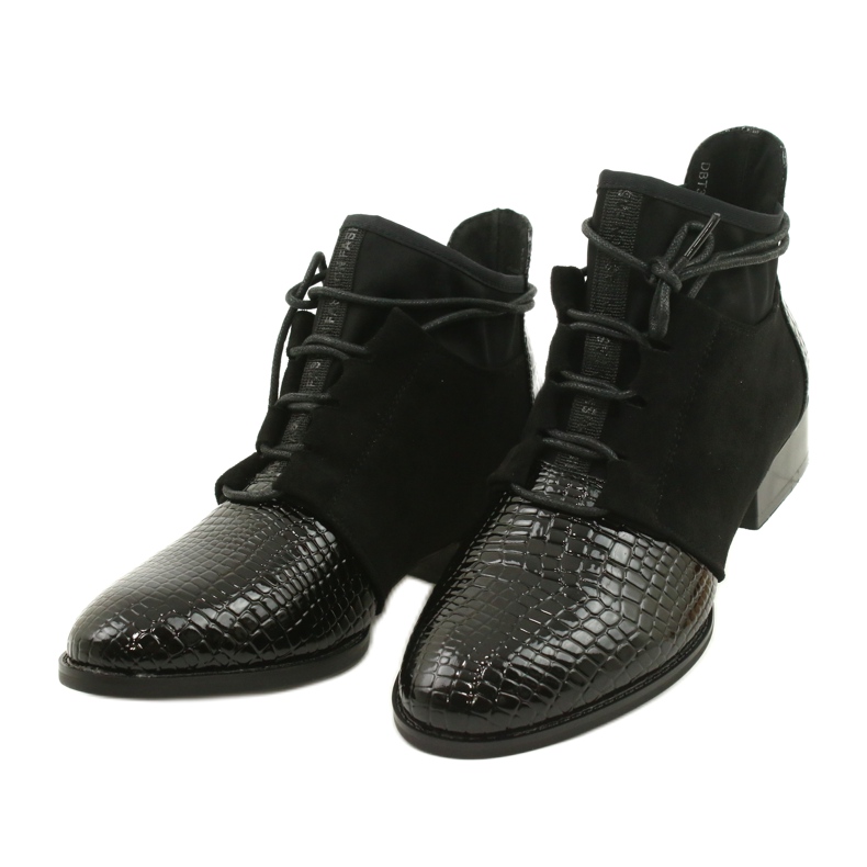 Damenstiefel Leder Filippo Schwarz DBT3034 / 21 BK 2