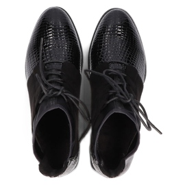 Damenstiefel Leder Filippo Schwarz DBT3034 / 21 BK 4