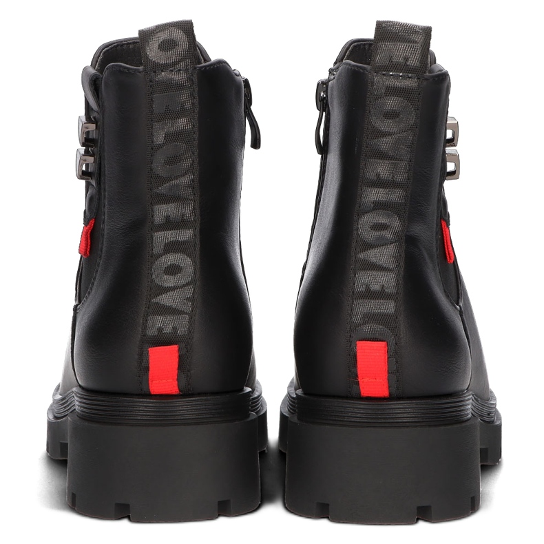 Schwarze Stiefel für Damen Filippo DBT3085/21 BK 2