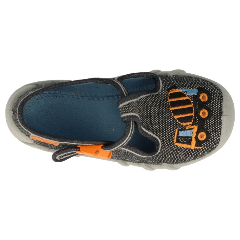 Befado Kinderschuhe 110P431 orange grau 4