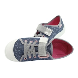 Befado Kinderschuhe 251Y153 blau silber- grau 5