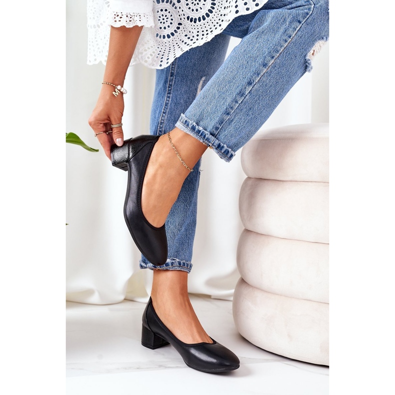 S.Barski Lederpumps S. Barski 20-L1 Schwarz 2