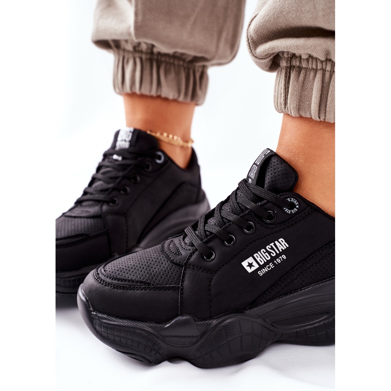 Damen Sportschuhe Memory Foam Big Star II274356 Schwarz 1