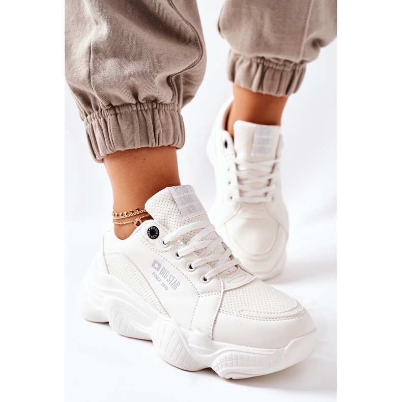 Damen Sportschuhe Memory Foam Big Star II274359 Weiß 2