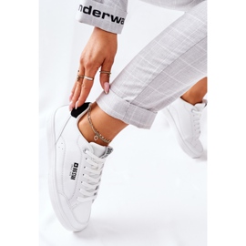 Damen Leder Sneakers Memory Foam Big Star II274319 Weiß 1