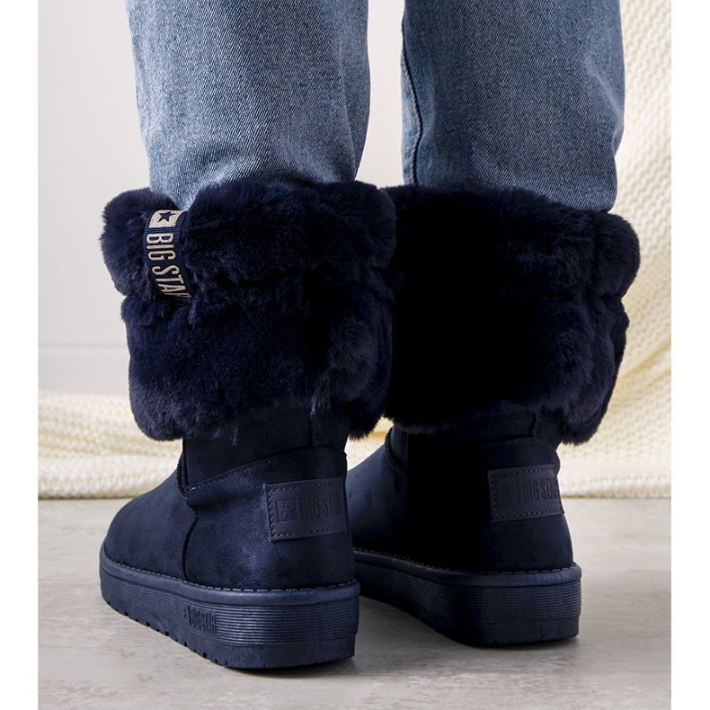 Drave marineblaue Big Star Schneestiefel für Damen 1