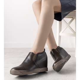 Jayla braune Damensneaker 1