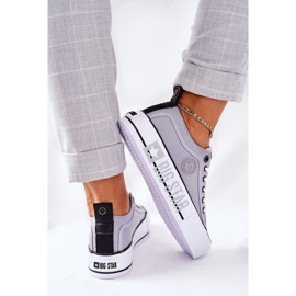 Sneakers On the Big Star II274023 Graue Plattform 1