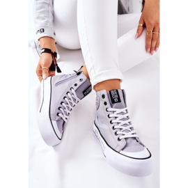 Hohe Sneakers On The Big Star II274016 Graue Plattform 2