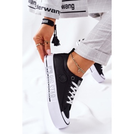 Sneakers On The Big Star II274019 Schwarze Plattform 1