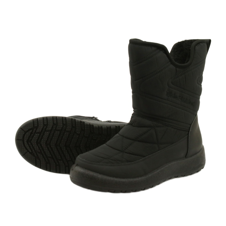 Evento Frauen Schneestiefel wasserfeste Nachrichten 21SN26-4276 Schwarz 7