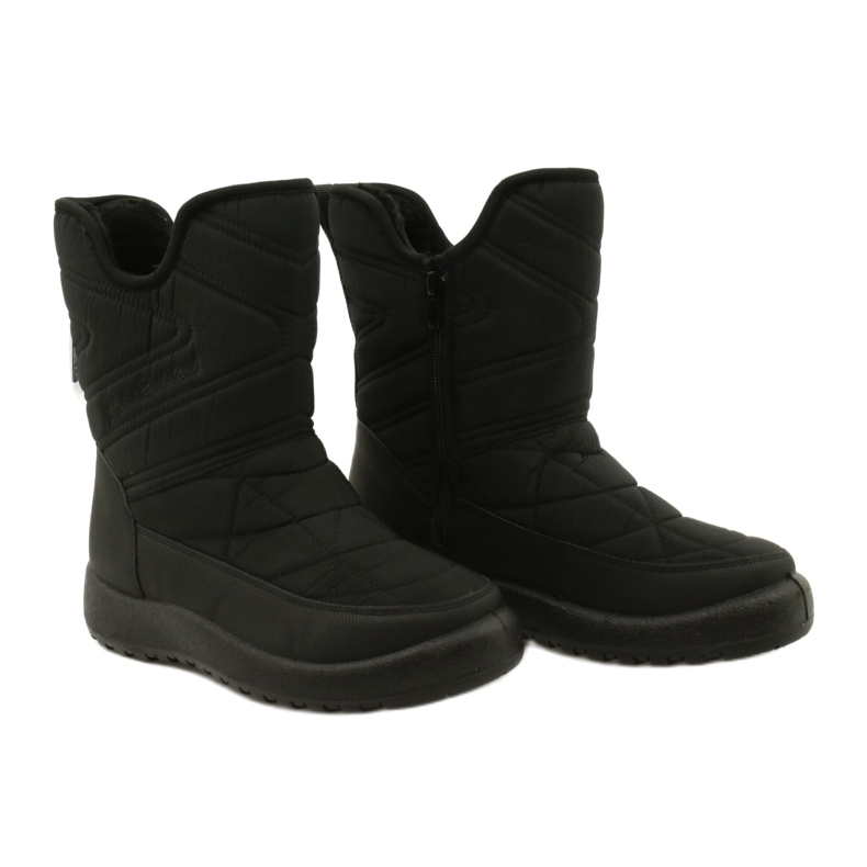 Evento Frauen Schneestiefel wasserfeste Nachrichten 21SN26-4276 Schwarz 6