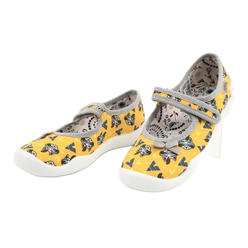 Befado Kinderschuhe 114X424 grau golden 3