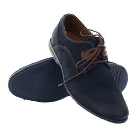 Riko Herren Casual 813 Navy Blue Schuhe blau 3