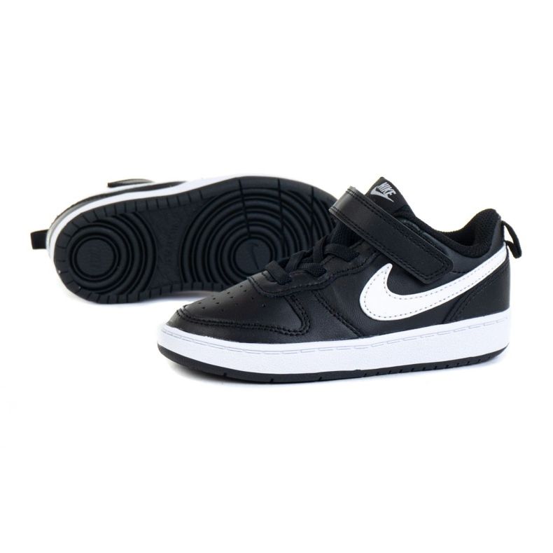 Nike Court Borough Low 2 (TDV) Jr BQ5453-002 Schuhe schwarz 1