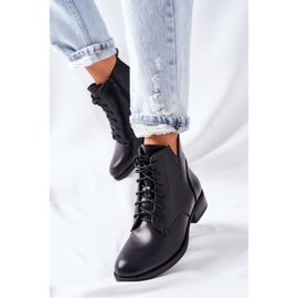 S.Barski Klassische Damenstiefeletten Jodhpur S. Barski Bello schwarz 2