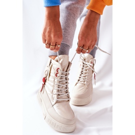 PB1 Beige Cascia Trapper für Damen 1