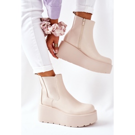 PB1 Warme Stiefel Beige Montiano 2