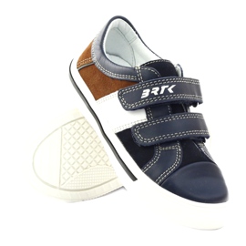 Jungenschuhe Bartek 15607 marineblau mehrfarbig braun weiß 3