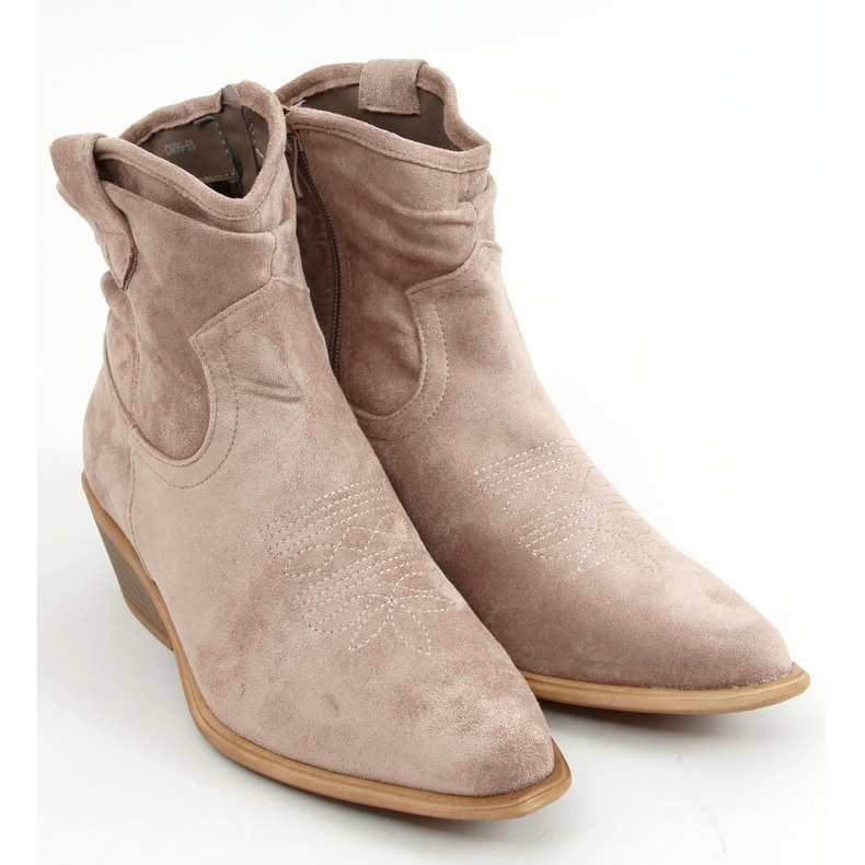 Damen Cowboystiefel beige 99-65 Taupe 2