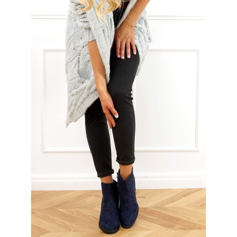 Marineblaue Stiefel 1155 D.BLUE navy blau 2