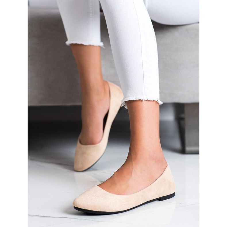 Sabatina Klassische Ballerinas in Beige 1
