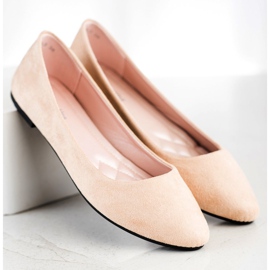 Sabatina Klassische Ballerinas in Beige 2